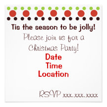 Invitación descarada de la fiesta de Navidad de lo