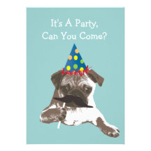 Invitación divertida de la fiesta de cumpleaños de