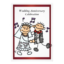 Invitación divertida del aniversario de boda