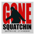 Invitación divertida ida de la caza de Squatchin B