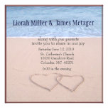 invitación diy del boda de playa