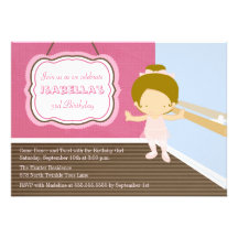 Invitación dulce de la fiesta de cumpleaños de los