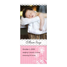 Invitación dulce del bebé del diente de león: Chic