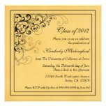 Invitación elegante de la fiesta de graduación de 