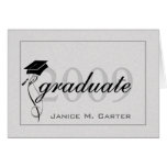 Invitación elegante de la graduación - 2009 felicitacion 