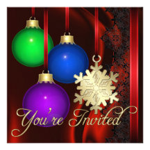 Invitación elegante de seda roja de las decoracion