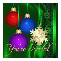 Invitación elegante de seda verde de las decoracio
