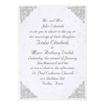 Invitación elegante del boda