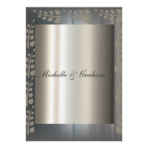 Invitación elegante del boda