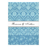 Invitación elegante del boda del damasco de las AZ invitaciones