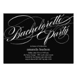 Invitación elegante del fiesta de Bachelorette de 