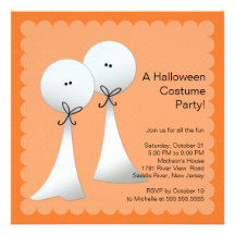Invitación elegante del fiesta de Halloween del fa