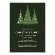 Invitación elegante moderna del fiesta del árbol d