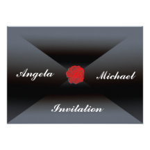 Invitación elegante y agradable de la invitación d