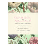 Invitación en colores pastel del boda del jardín invitaciones