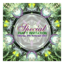 invitación especial del fiesta de la flor del frac