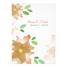 Invitación estilizada del boda de Brown de las aza