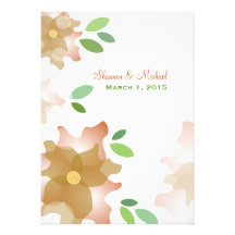 Invitación estilizada del boda de Brown de las aza