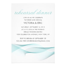 INVITACIÓN ETÉREA DE LA CENA DEL ENSAYO DE LA MODA