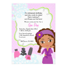 Invitación étnica del cumpleaños del día del balne