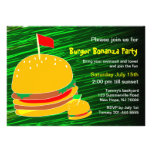 Invitación excepcional del fiesta de la hamburgues