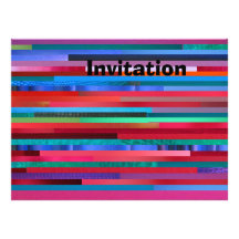 Invitación - extracto multicolor