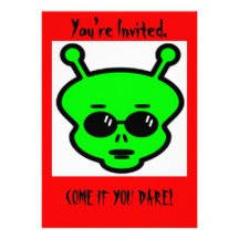 Invitación extranjera de Halloween