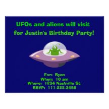 Invitación extranjera del cumpleaños
