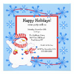 Invitación feliz de la fiesta de Navidad del día d
