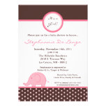 invitación femenina rosada de la fiesta de bienven