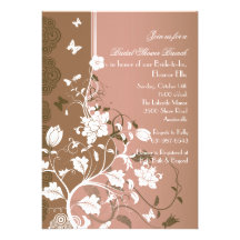 Invitación floral de fascinación