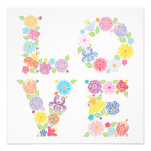 Invitación floral del AMOR
