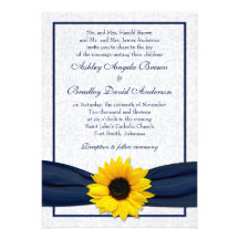 Invitación floral del boda del damasco de la marin