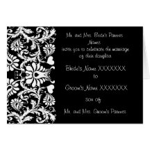 Invitación floral del boda del vintage - - tarjeta