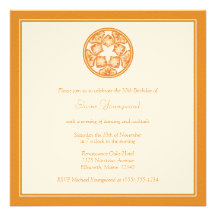 Invitación floral del cumpleaños de las tejas del 