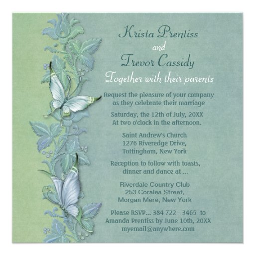 Invitaci Floral Colores Pastel Del Boda Zazzlees