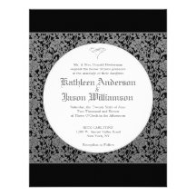 Invitación floral gótica del boda del monograma de