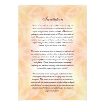 Invitación floral romántica