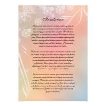 Invitación floral romántica