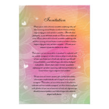Invitación floral romántica