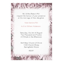 Invitación formal l del boda del capítulo elegante