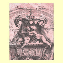Invitación francesa de la arquitectura de los ánge invitaciones