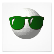 Invitación fresca del golf