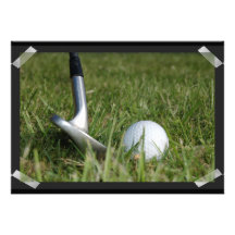 Invitación Golfing de la foto