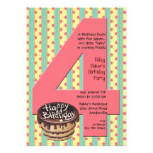 Invitación grande de la fiesta de cumpleaños 4