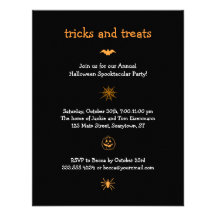 Invitación icónica del fiesta de Halloween