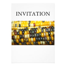 INVITACIÓN india del maíz en la mazorca