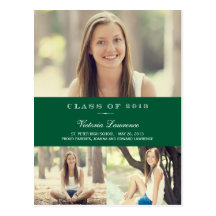 Invitación/invitación clásicas de la graduación de tarjetas postales