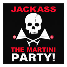 Invitación - JACKASS, el fiesta de Martini
