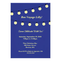 Invitación ligera del centelleo